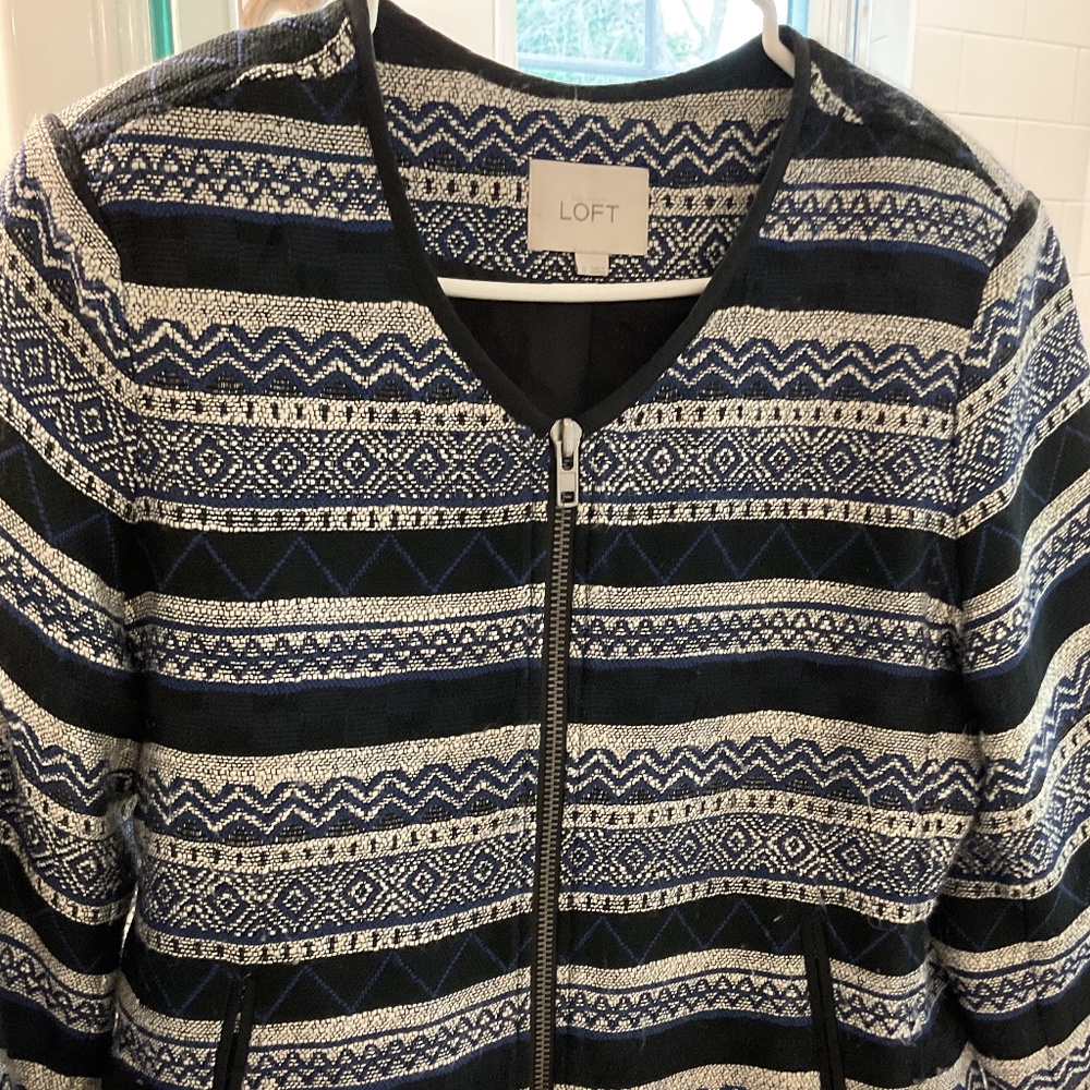 Loft zippered jacket